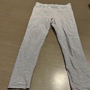 Carter's Black and White Wavy Striped Leggings